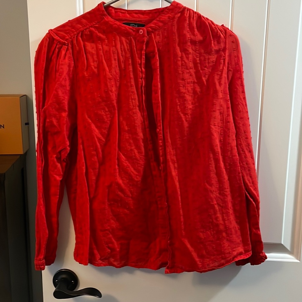 J. Crew Red Top